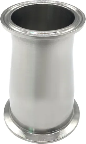 Miniatura 2 de Beduan Reductor Tri Clamp Férula Acero Inoxidable 304 Montaje Sanitario Tubo de 1.5" OD a 1" Tubo OD (Paquete de 1)