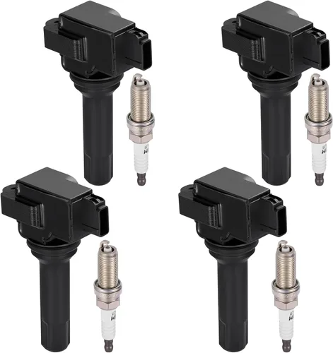 Miniatura 17 de BDFHYK Paquete de Bobina de Encendido UF350 y Bujías de Iridio 4505 Compatibles con Nissan 2002-2006 Altima 2002-2006 Sentra L4 2.5L Juego de 4