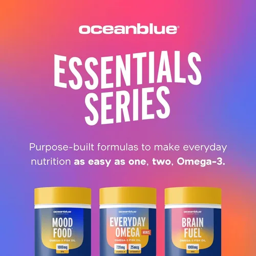 Miniatura 9 de Oceanblue Omega-3 para mujeres, aceite de pescado sin eructos, 720 mg con vitamina D3, apoyo cardíaco e inmunológico, destilado molecularmente