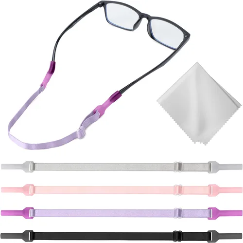 Miniatura 10 de Buyisgle Correa para Gafas de Niños - Correas sin Cola para Lentes de Sol Cordones para Niños Pequeños y Niñas - Soportes para Anteojos Alrededor