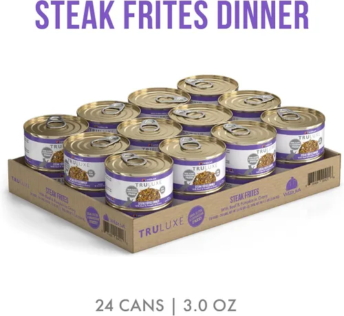 Miniatura 2 de Weruva TruLuxe Alimento para gatos, carne fritas de carne con carne de res y calabaza en salsa, lata de 3 onzas (paquete de 24)