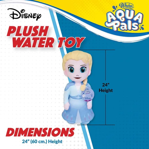 Miniatura 9 de WAHU Aqua Pals Disney Classic Elsa - Juguete de peluche de agua para niños a partir de 2 años, de secado rápido, impermeable, juguete de peluche