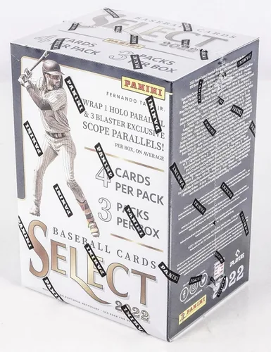 Miniatura 2 de Panini Select MLB Baseball 2022 - 4 paquetes, 12 tarjetas por caja