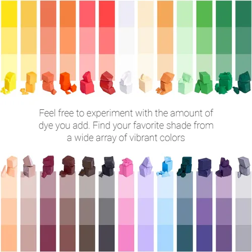 Miniatura 2 de Tinte de cera para velas de soja, 26 populares bloques de coloración de tinte de velas, colorante de cera de vela premium, bloques de velas 26