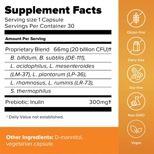 Miniatura 2 de BiotiQuest Probióticos antibióticos antibióticos para reequilibrar el cuerpo después de tomar antibióticos, 20 mil millones de UFC, sin OMG y sin