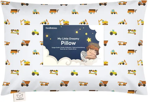 Miniatura 26 de KeaBabies - Almohada con funda para niños pequeños, almohada My Little Dreamy de 13 x 18 pulgadas (ABC Land)
