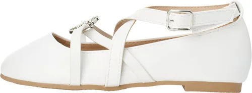 Miniatura 4 de bebe Girls Dress Shoes - Strappy Ballet Flats with Rhinestone Medallion Little GirlBig Girl