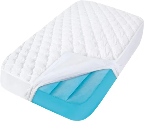 Miniatura 16 de Protección de colchón de aire para niños pequeños, impermeable, compatible con la cama de viaje inflable para niños pequeños hiccapop o la cama