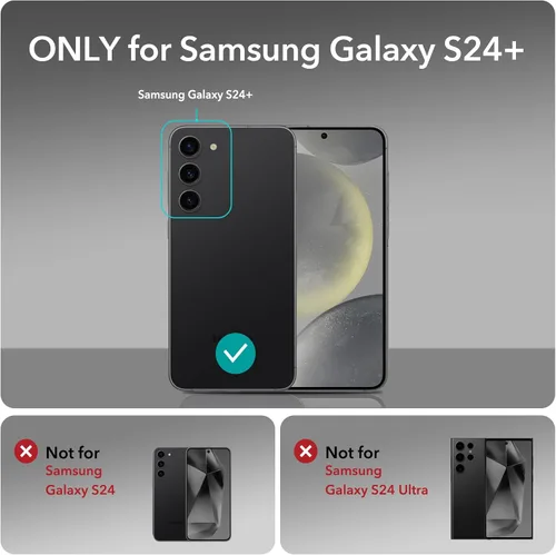 Miniatura 8 de ESR Funda con soporte de metal para Samsung Galaxy S22 Ultra (6.8 pulgadas, 2022), con versátil soporte patentado, parte trasera delgada y flexible
