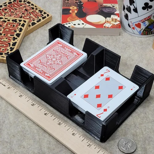 Miniatura 9 de Bandeja de plástico negro para cartas o carrito, no giratoria, fabricada en Estados Unidos