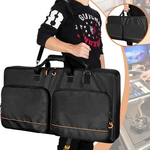 Miniatura 5 de Rexmica Bolsa de transporte compatible con Pioneer DDJ RX/DDJ SX/DDJ SX2 / DDJ SX3 / Denon MC7000 / Numark NS6, bolsa de almacenamiento