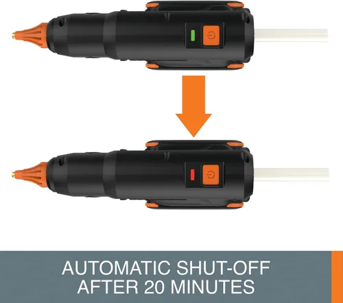 Miniatura 8 de Worx 20V Power Share Pistola de pegamento caliente de tamaño completo WX045L.9- (sólo herramienta)