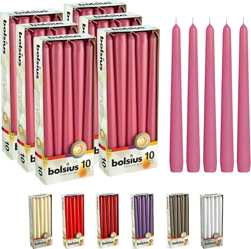 Miniatura 23 de Bolsius Velas alargadas blancas (10 pulgadas)