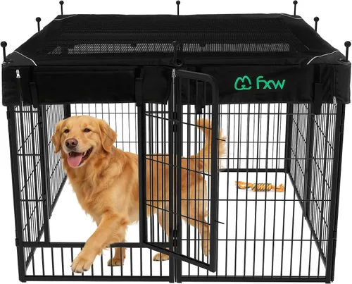 Miniatura 19 de FXW Rollick - Corralito para perros para patio, campamento con casa rodante, patentado, 24 pulgadas, 2 paneles