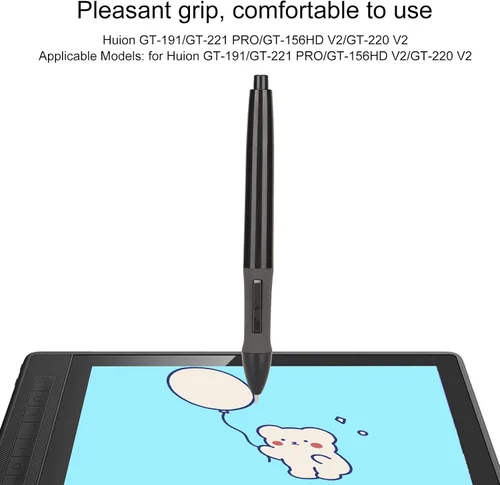 Miniatura 2 de Rotuladores Stylus, Universal Sensitive 8192 Nivel Sensible a la Presión Estilista Activa Bolígrafo de Dibujo para Escribir para Huion