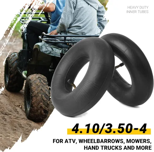 Miniatura 2 de AR-Pro - Tubo interior de repuesto resistente con válvula recta TR-13 (2 unidades) para carretillas, podadora, carrito del mandado y más