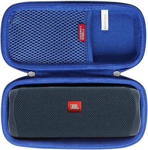 Miniatura 8 de Hermitshell Funda rígida de viaje compatible con JBL FLIP 5 / JBL FLIP 6 / JBL Flip 7 Altavoz Bluetooth portátil impermeable (negro)