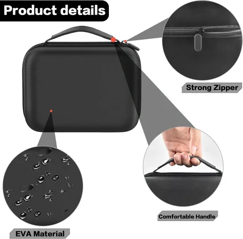 Miniatura 3 de Carrying Case for Toniebox Starter Set 1，2 and Tonies Figurines with EVA Protective Material to Hold Headphones, Charging Station & Accessories for