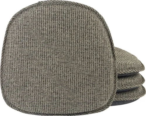 Miniatura 8 de Klear Vu Gripper - Cojín antideslizante para silla, moderno de mediados de siglo, ensamblado en Estados Unidos, relleno extragrueso, tela de Dorado