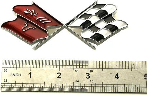 Miniatura 7 de 1 emblema de nariz frontal para Corvette C3 1968-1972 (cromado)