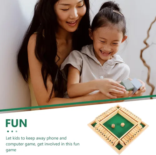 Miniatura 6 de Kisangel Juego de fracasos de cuatro lados - Juego de mesa digital de 9.05 x 9.05 x 1.57 pulgadas, juguete educativo familiar para padres e hijos