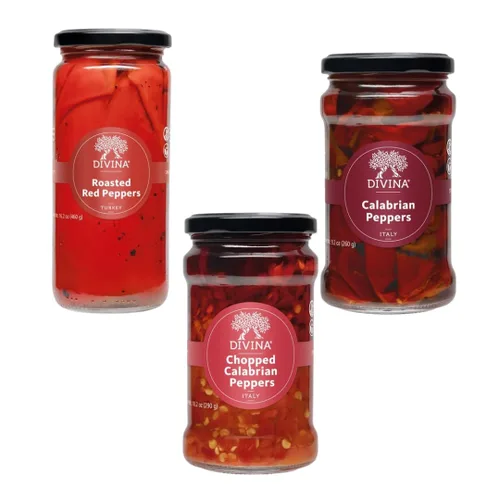 Miniatura 4 de DIVINA Pimientos Pimientos Calabreses Picados (Paquete de 1)