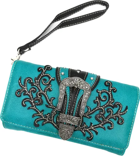 Miniatura 2 de Zelris Western Country - Cartera cruzada con hebilla floral