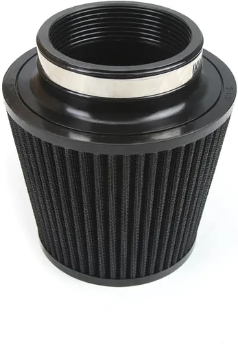 Miniatura 47 de KYOSTAR Filtro de aire universal de alto flujo de 3" (76 mm), entrada de aire frío de cono reutilizable, alto rendimiento, lavable, kit de aire seco