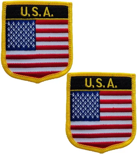 Miniatura 20 de Parches bordados de bandera de Venezuela con apliques tácticos de moral para planchar para coser en emblema, 2 piezas (Venezuela)