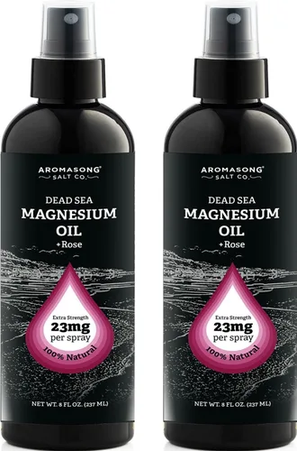 Miniatura 9 de Aromasong Grapefruit - Spray de magnesio ultra puro extra fuerte Paquete de 2 (23 mg de magnesio en cada aerosol) 8 onzas, conocido por ser