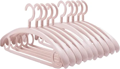 Miniatura 12 de Paquete de 10 perchas resistentes con capacidad de carga de 25 libras, colgador giratorio para ropa para trajes, perchas de hombro ancho