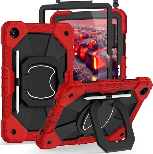 Miniatura 23 de Auizotl Funda para Samsung Galaxy Tab A9+/A9 Plus de 11 pulgadas (SM-X210/X216/X218) con protector de pantalla/soporte giratorio/soporte