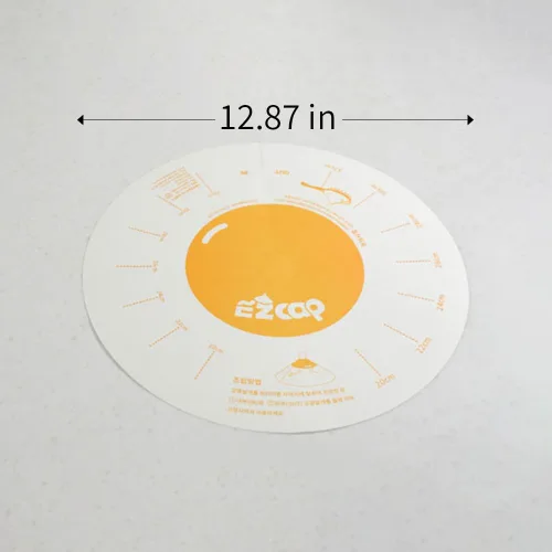 Miniatura 4 de Easy Cap - Tapas de papel desechables para sartenes, protector de salpicaduras de aceite, cubierta antigrasa, ajuste universal para prueba