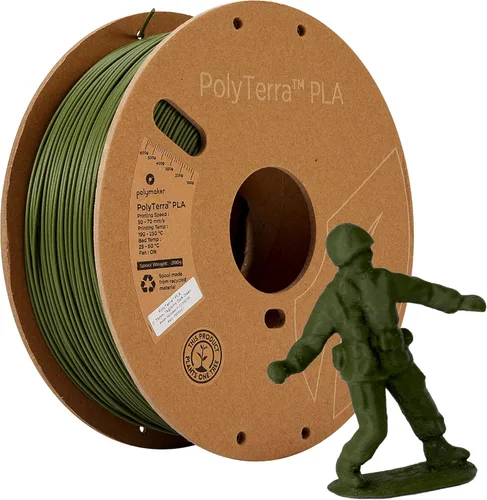 Miniatura 19 de Polymaker Panchroma Filamento de impresora 3D PLA negro, 0.069 in, carrete de 2.2 libras, fácil de imprimir, impresión de alta velocidad, sin
