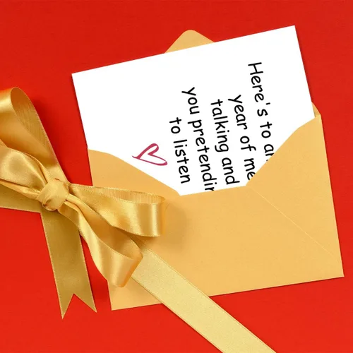 Miniatura 6 de UUEFKTN Tarjetas divertidas de San Valentín para él y ella, tarjeta de aniversario humorística de San Valentín, regalo para marido, esposa, novio