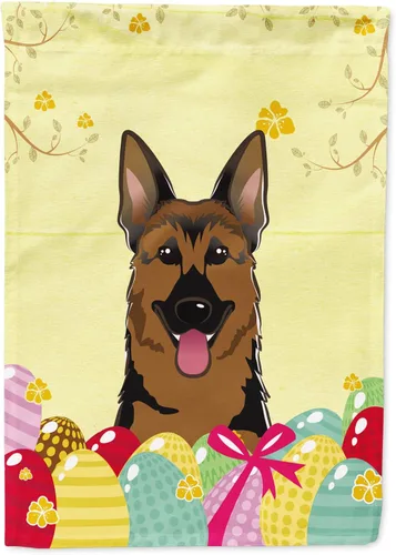 Miniatura 106 de Caroline's Treasures BB1920CHF - Bandera de caza de huevos de Pascua con diseño de bulldog francés, para casa, gran porche, para colgar en la pared