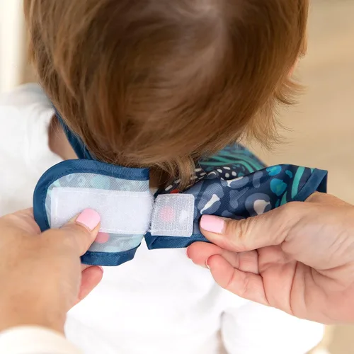 Miniatura 5 de Bumkins Baberos para niña o niño, SuperBib para bebés y niños pequeños de 6 a 24 meses, imprescindibles para comer, alimentar, suministros de C4 All