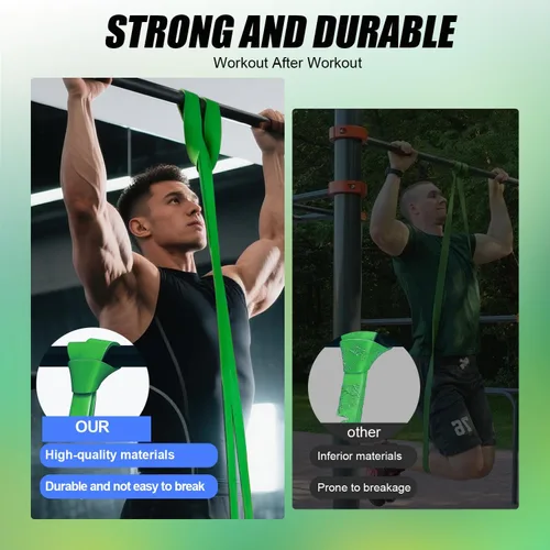 Miniatura 7 de WHATAFIT Resistance Bands,Pull Up Assist Bands Set with Handles, Exercise & Workout Bands with Door Anchor for Men & Women – Home Fitness Equipment