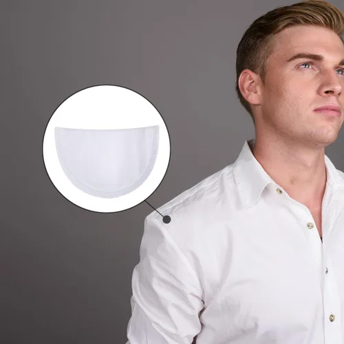 Miniatura 2 de ARTIBETTER 1 par de almohadillas de hombro de esponja almohadillas de hombro de costura antideslizantes protectores de hombro blanco