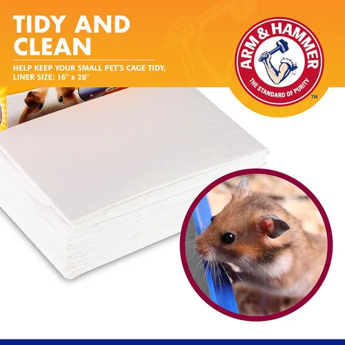 Miniatura 4 de Arm & Hammer Forros de jaula súper absorbentes para conejillos de indias, hámsters, conejos y todos los animales pequeños Los mejores forros