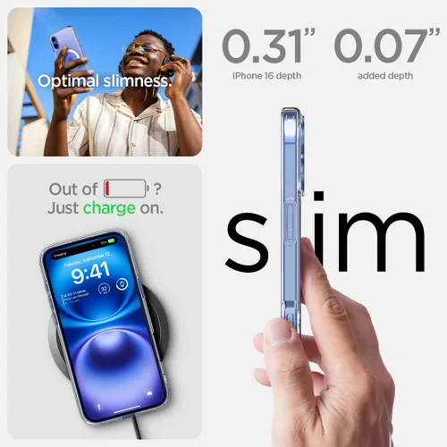 Miniatura 356 de Spigen Funda para iPhone 13 Mini, ultra híbrida MagFit [antiamarilleo] [compatible con Magsafe] - Transparente