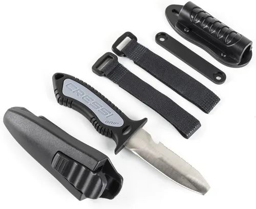 Miniatura 5 de CRESSI Cuchillo de buceo versátil para buceo, esnórquel, pesca submarina The Grip
