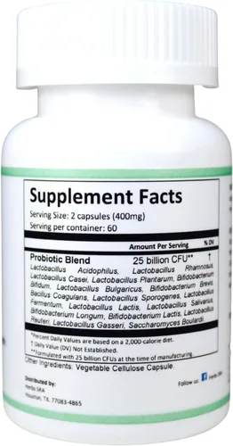 Miniatura 2 de ProbioLac - Mezcla Probiótica Avanzada - Apoya la salud intestinal y el equilibrio digestivo - 20 mil millones de UFC, 10 cepas probióticas