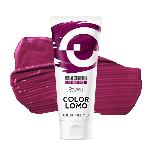 Miniatura 20 de COLORLOMO Tinte Semipermanente para el Cabello - Acondicionador Depositante de Color de 6 oz con Manteca de Karité y Aceite de Almendras - Azul