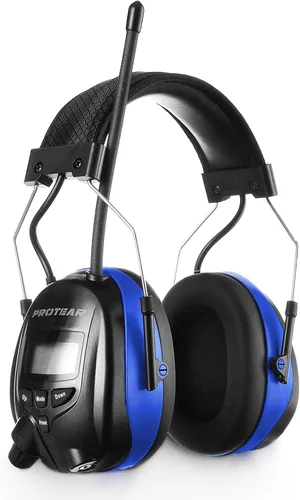Miniatura 8 de AM FM Radio Headphones,25dB NRR Ear Protection with Bluetooth,Rechargeable Ear Muffs