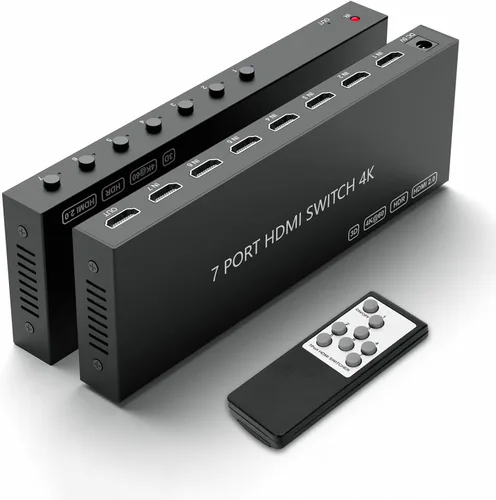 Miniatura 13 de Conmutador HDMI 2.1 Bidireccional Ultra HD 8K Interruptor HDMI 2 en 1 Salida/ 1 en 2 Salida Conmutador HDMI Compatible con 8K@60Hz/ 4K@120Hz 48Gbps