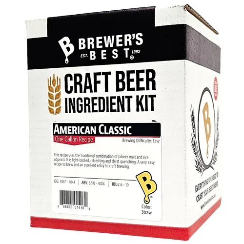 Miniatura 2 de Home Brew Ohio El mejor kit de ingredientes de cerveza casera de un galón (American Classic)