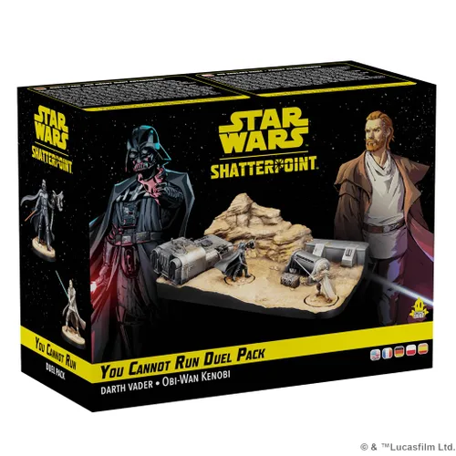 Star Wars Shatterpoint Duel Pack - Juego de miniaturas de mesa, juego de estrategia para niños y adultos, 2 jugadores, 90 minutos de tiempo de