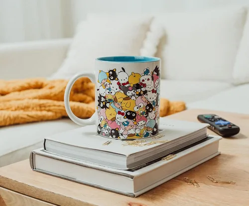 Miniatura 8 de Toynk Sanrio - Taza de cerámica con diseño de Hello Kitty And Friends, sin BPA, para expreso, té, capacidad para 20 onzas