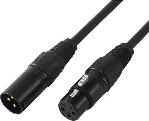 Miniatura 6 de MFL. Cable DMX flexible de 50 pies, 22 AWG, señal de 3 pines (compatible con XLR) macho a hembra, cable para iluminación de escenario, luces de DJ
